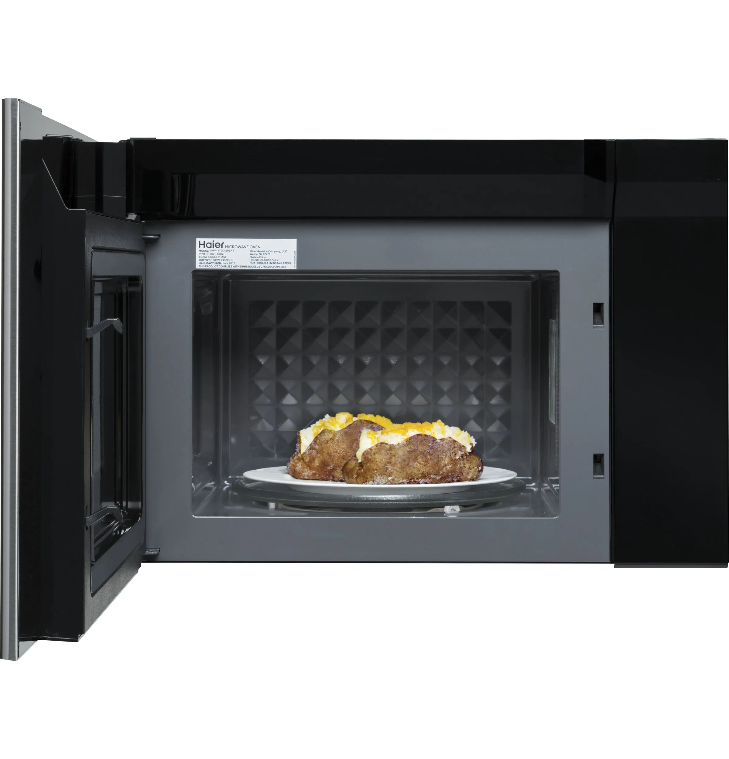 Haier 24" Stainless Steel Over-The-Range Microwave (1.4 Cu. Ft.) - HMV1472BHS