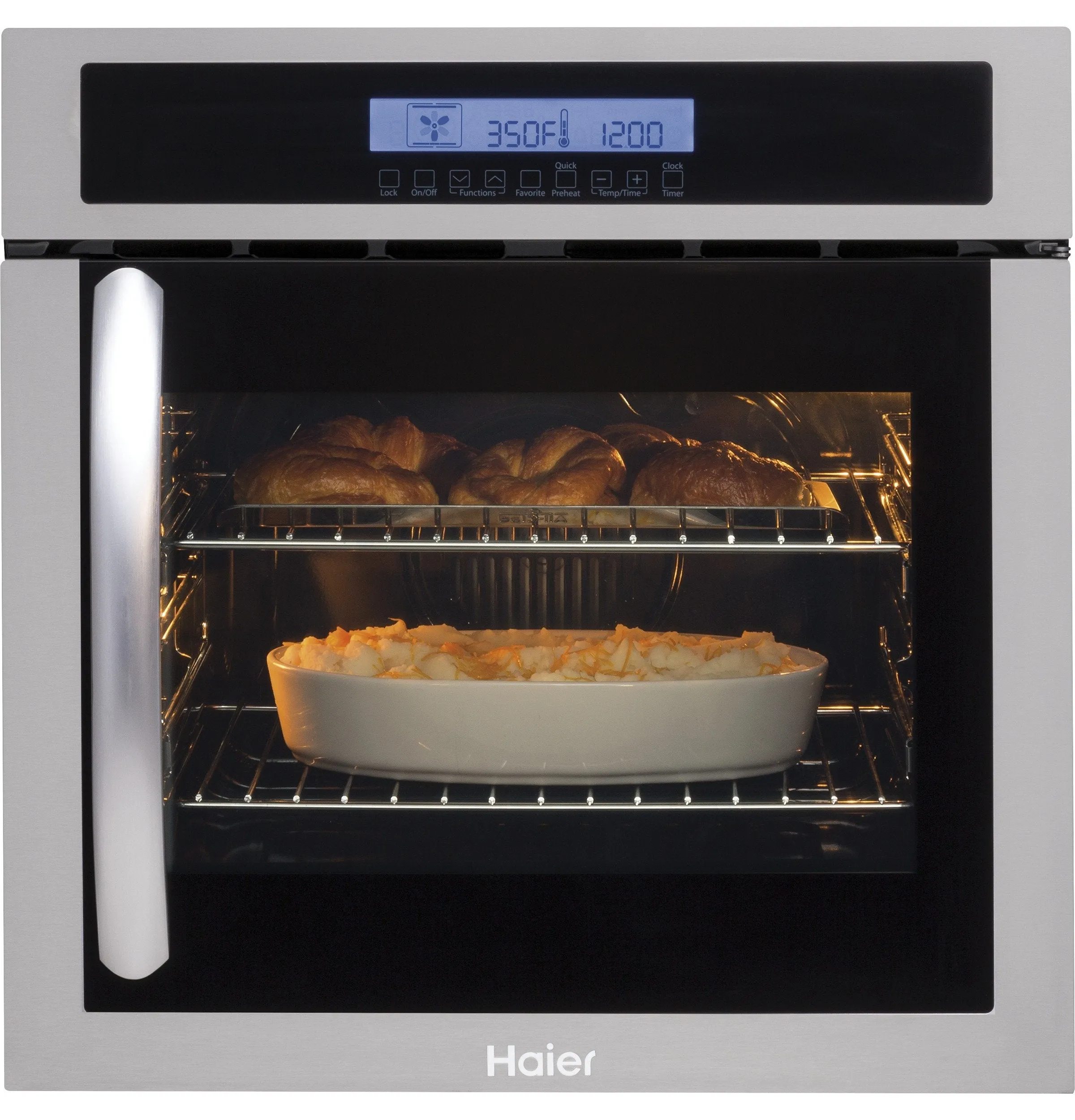 Haier Stainless Steel 24" Convection Wall Oven - HCW225RAES
