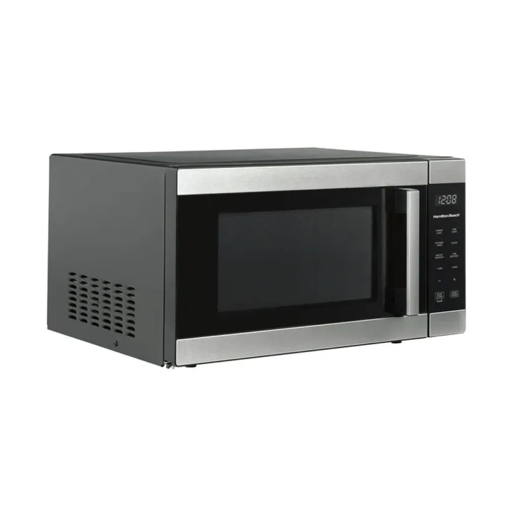 Hamilton Beach HBCMWG16S2WS11 1.6 Cu ft Sensor Cook Countertop Microwave Oven, 1100 Watts Stainless Steel