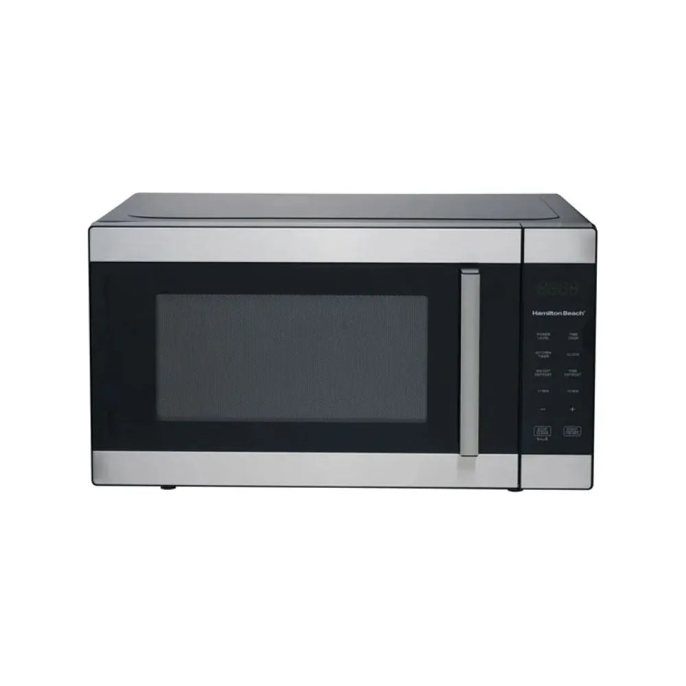 Hamilton Beach HBCMWG16S2WS11 1.6 Cu ft Sensor Cook Countertop Microwave Oven, 1100 Watts Stainless Steel