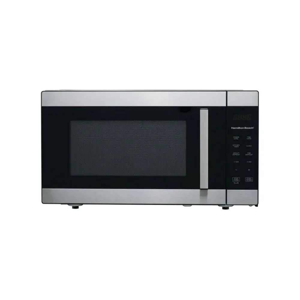 Hamilton Beach HBCMWG16S2WS11 1.6 Cu ft Sensor Cook Countertop Microwave Oven, 1100 Watts Stainless Steel