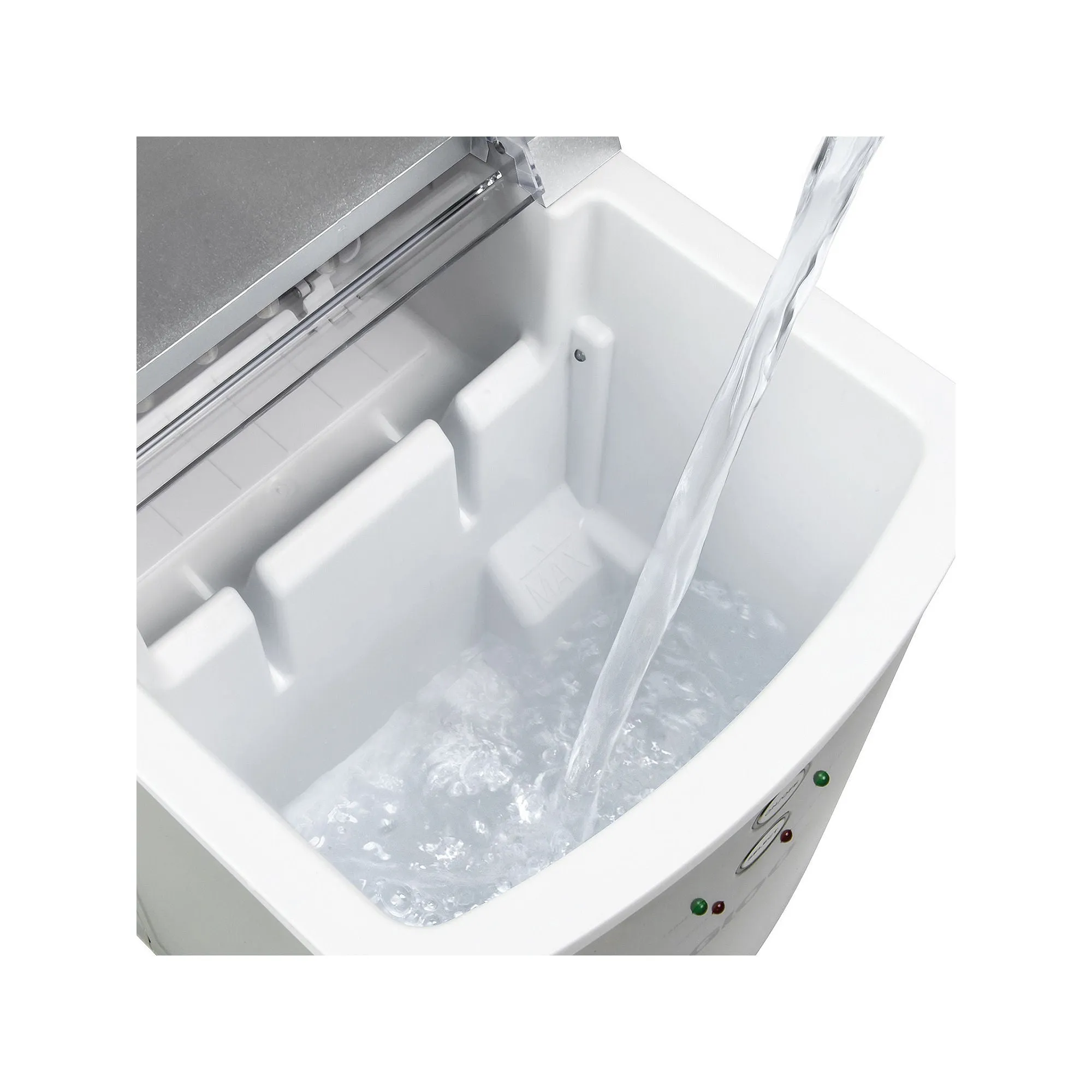 Igloo IGLICEB33SL 33-Pound Automatic Portable Countertop Ice Maker Machine, Silver