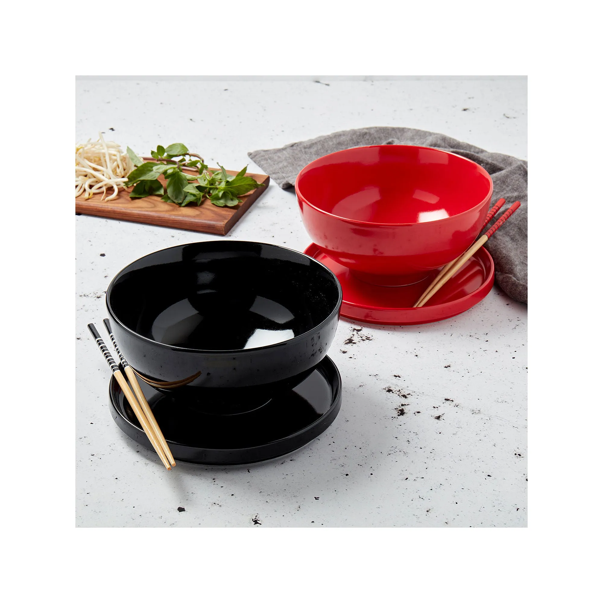 Infuse 8-Pc. Ceramic Ramen Bowl - MULTI ONE SIZE
