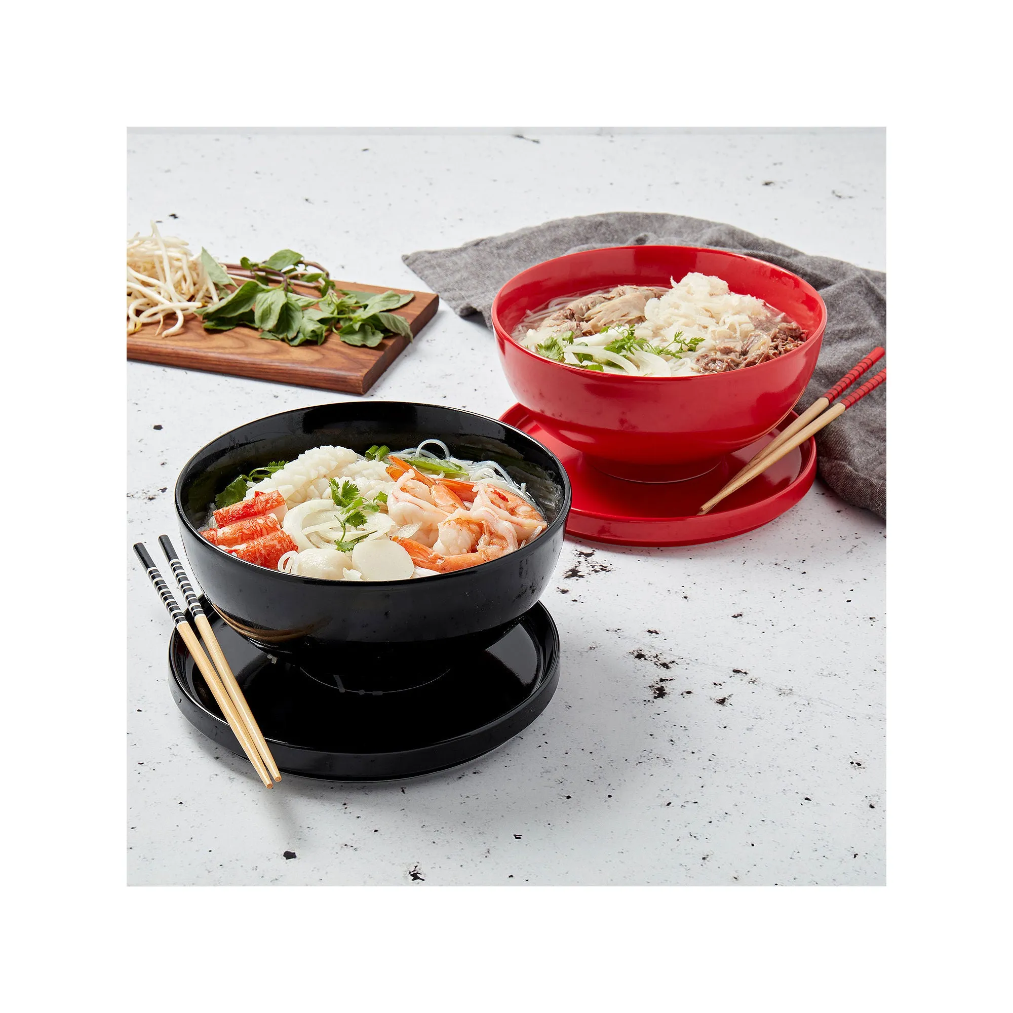 Infuse 8-Pc. Ceramic Ramen Bowl - MULTI ONE SIZE