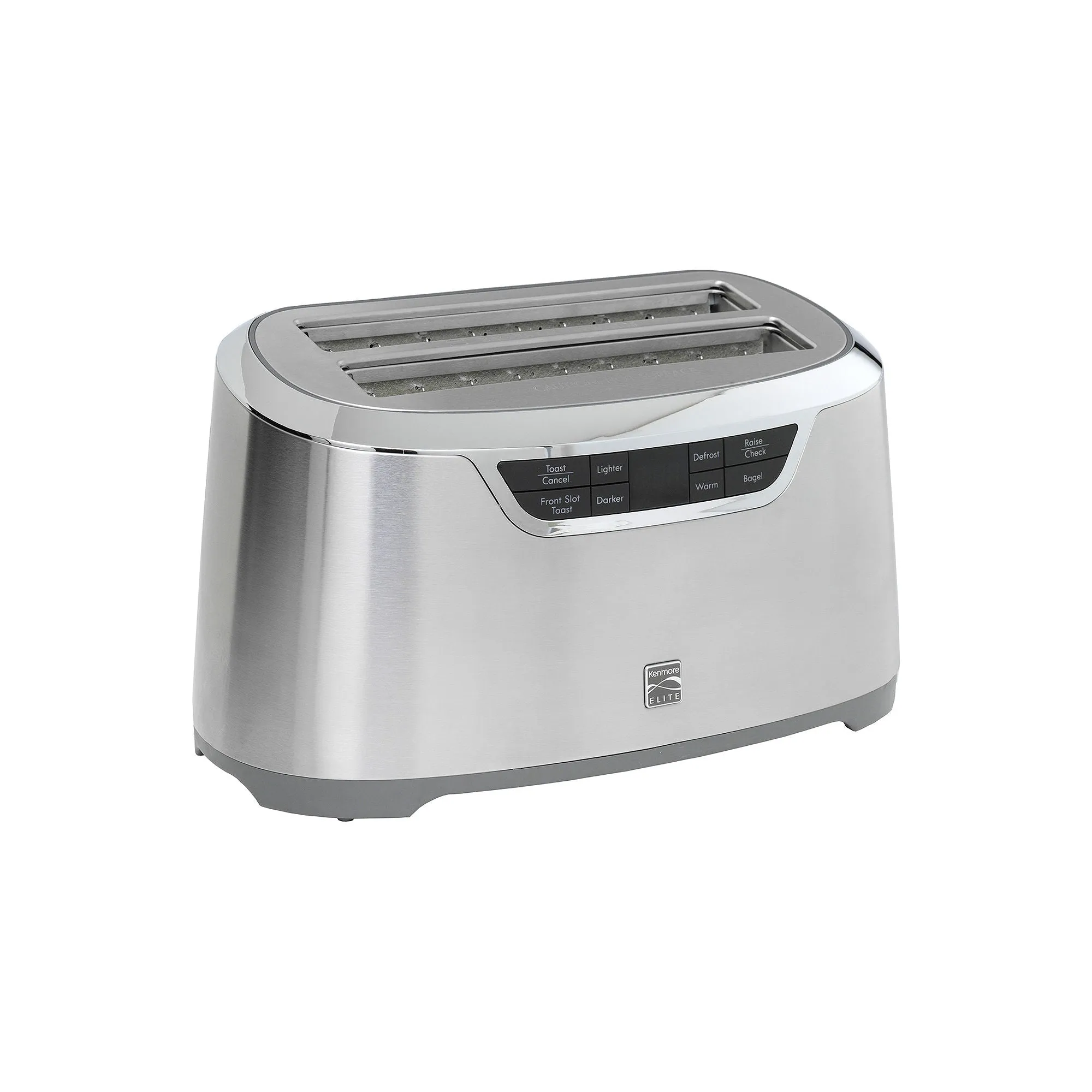 Kenmore KKELST4SS Elite 4-Slice Auto-Lift Long Slot Toaster, Stainless Steel
