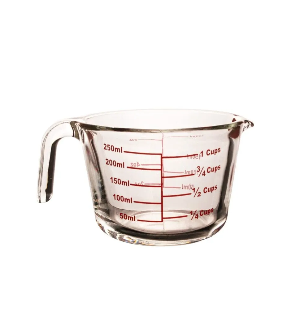 Kitchen Basics Glass Measuring Cup 1 & 2 Cup Size