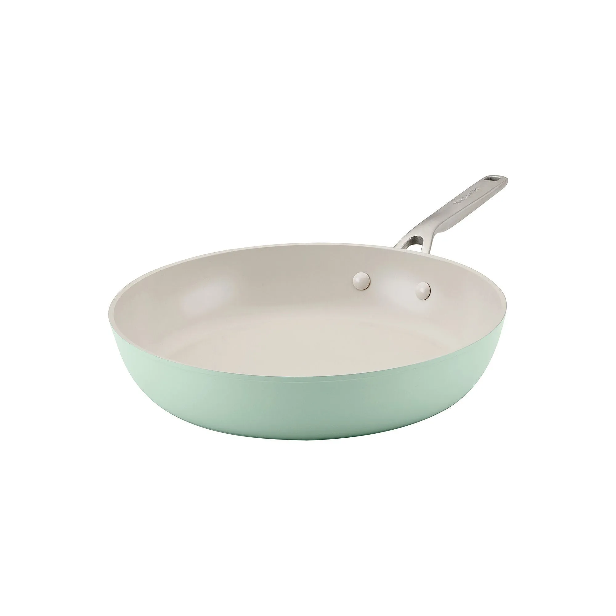 Kitchenaid 12.25" Non-Stick Frying Pan - Pistachio GREEN ONE SIZE