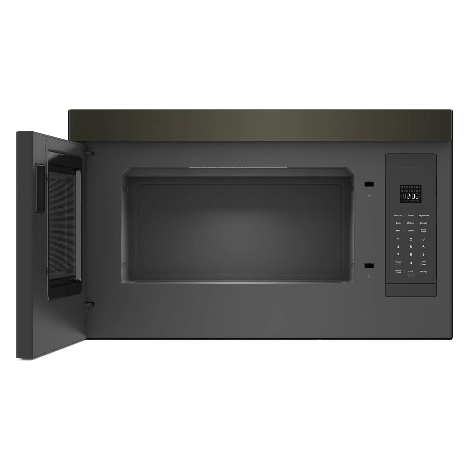 KitchenAid Black Stainless Over-the-Range Microwave (1.10 Cu Ft) - YKMMF330PBS