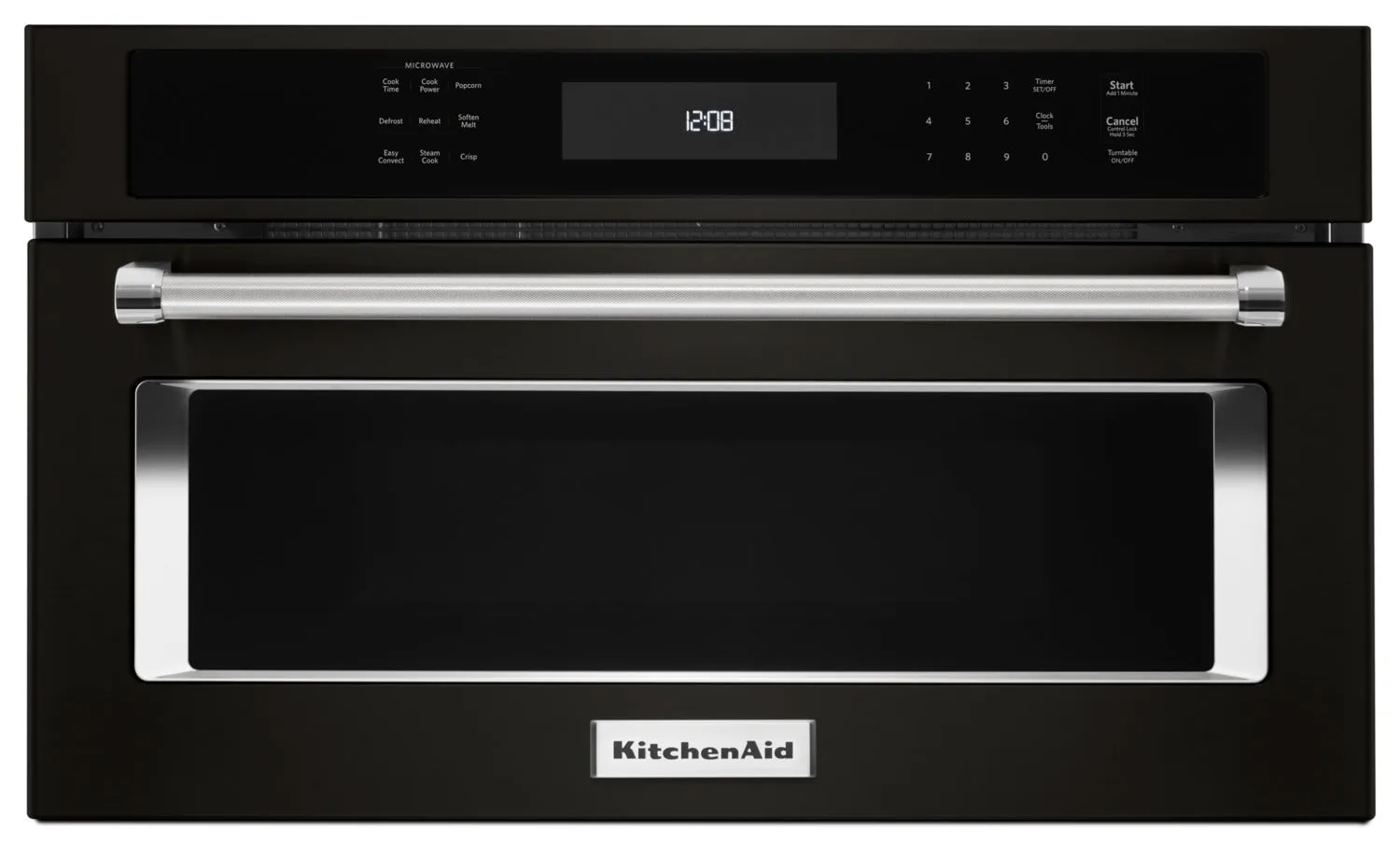 KitchenAid Black Stainless Steel Built-In Microwave (1.4 Cu. Ft.) - KMBP107EBS