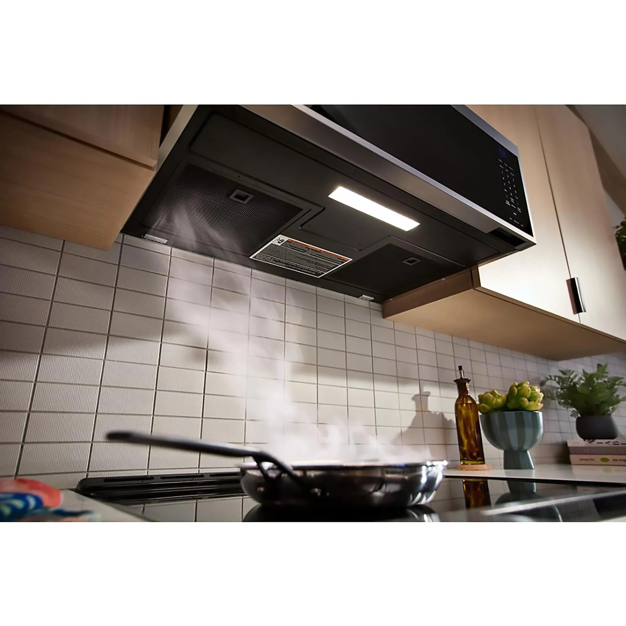 KitchenAid Fingerprint Resistant Stainless Steel Over-The -Range Microwave (1.1 Cu.Ft.) - YKMML550RPS
