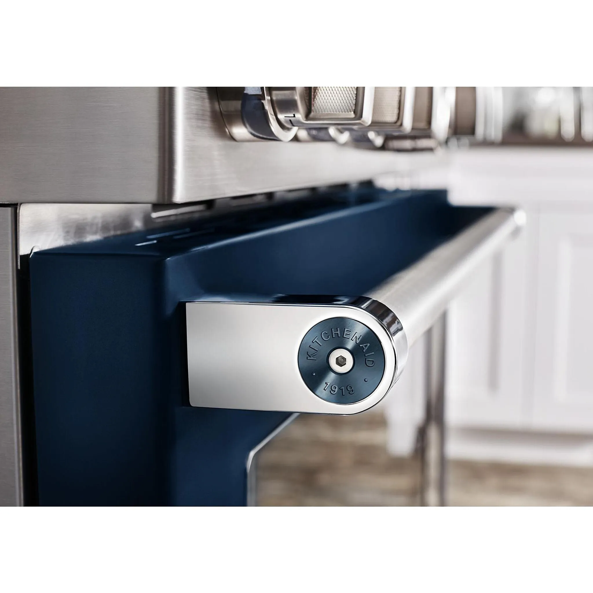 KitchenAid Ink Blue Smart Freestanding Gas Range (5.1 Cu. Ft.) - KFGC506JIB