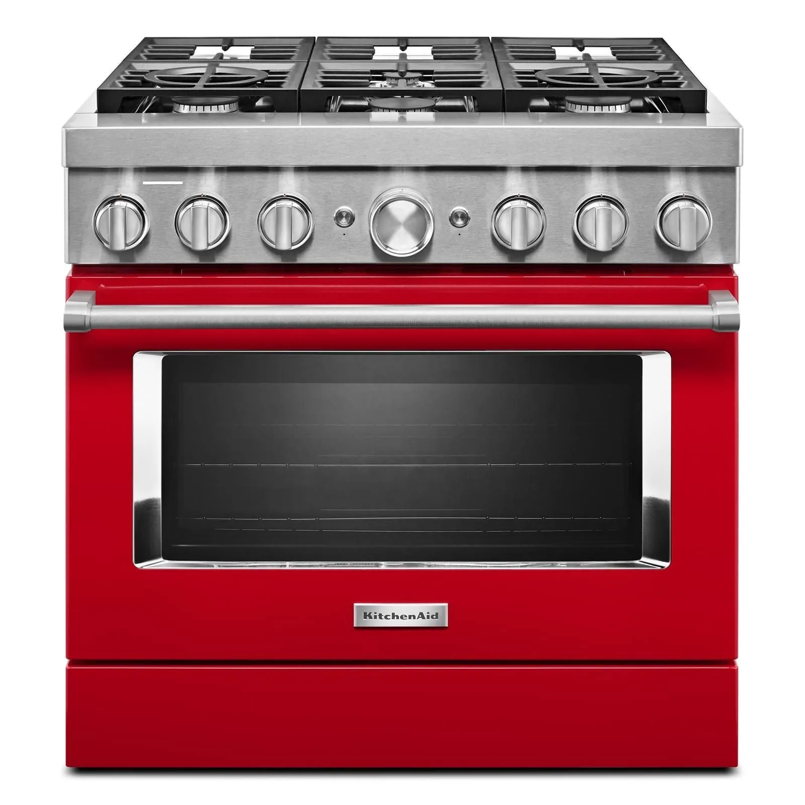 KitchenAid Passion Red Dual Fuel Smart Freestanding Range (5.1 Cu. Ft.) - KFDC506JPA