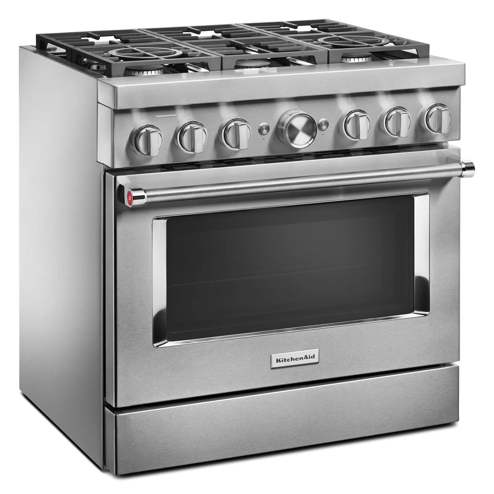KitchenAid Stainless Steel Dual Fuel Smart Freestanding Range (5.1 Cu. Ft.) - KFDC506JSS