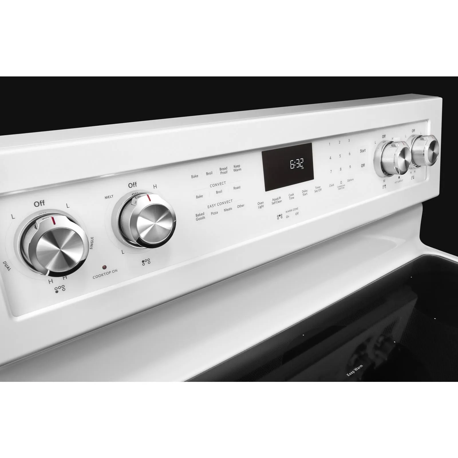 KitchenAid White Electric Convection Range (6.4 Cu.Ft.) - YKFEG500EWH
