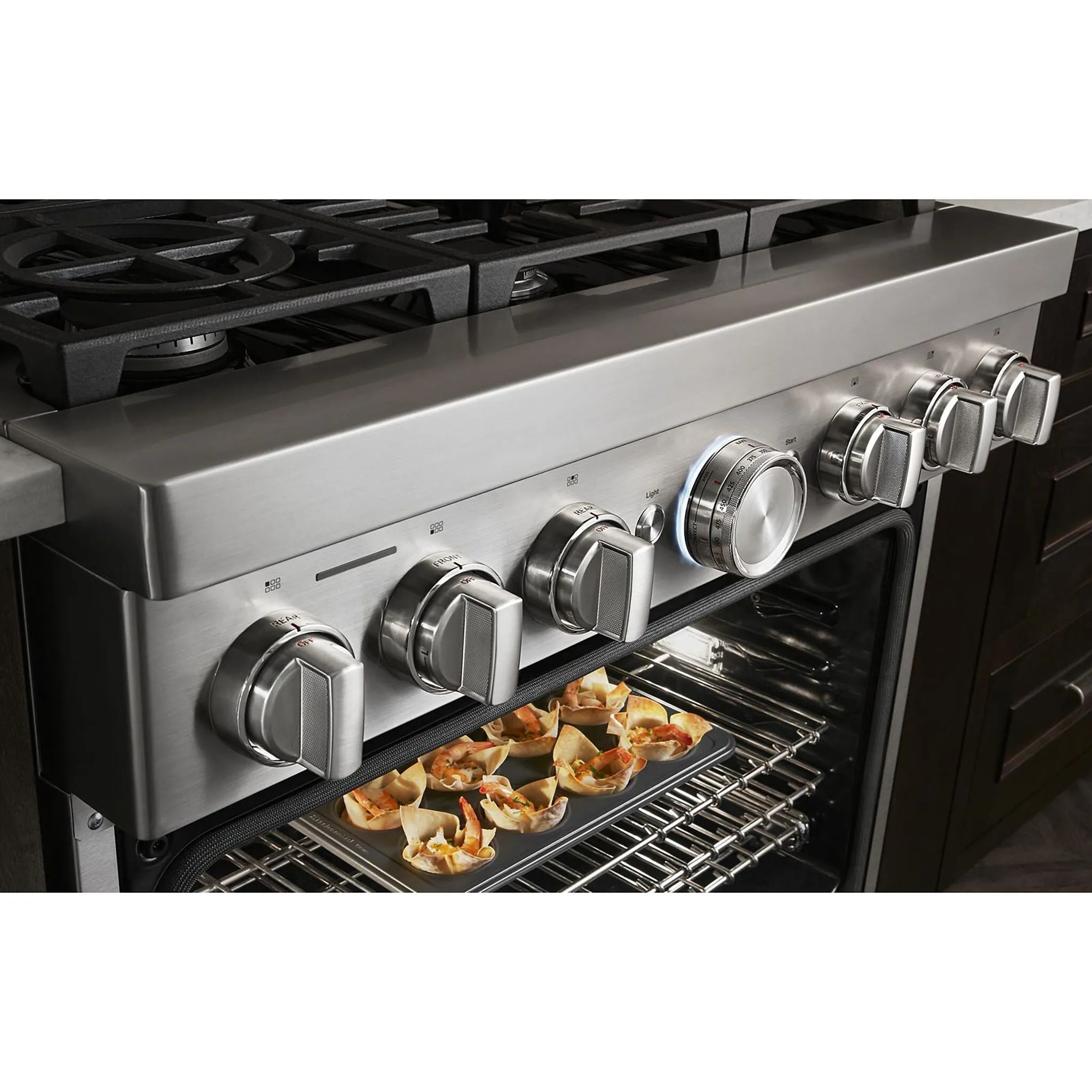 KitchenAid Yellow Pepper Smart Freestanding Gas Range (5.1 Cu. Ft.) - KFGC506JYP