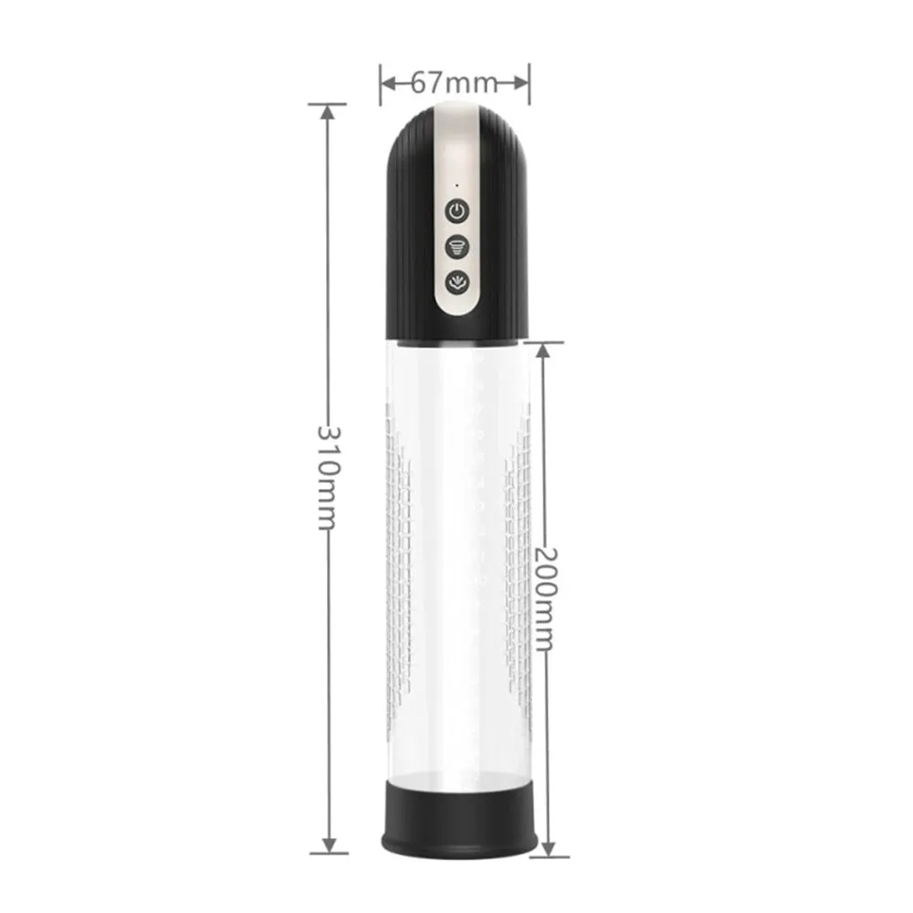 Leto Electric Vacuum Textured Penis Pump
