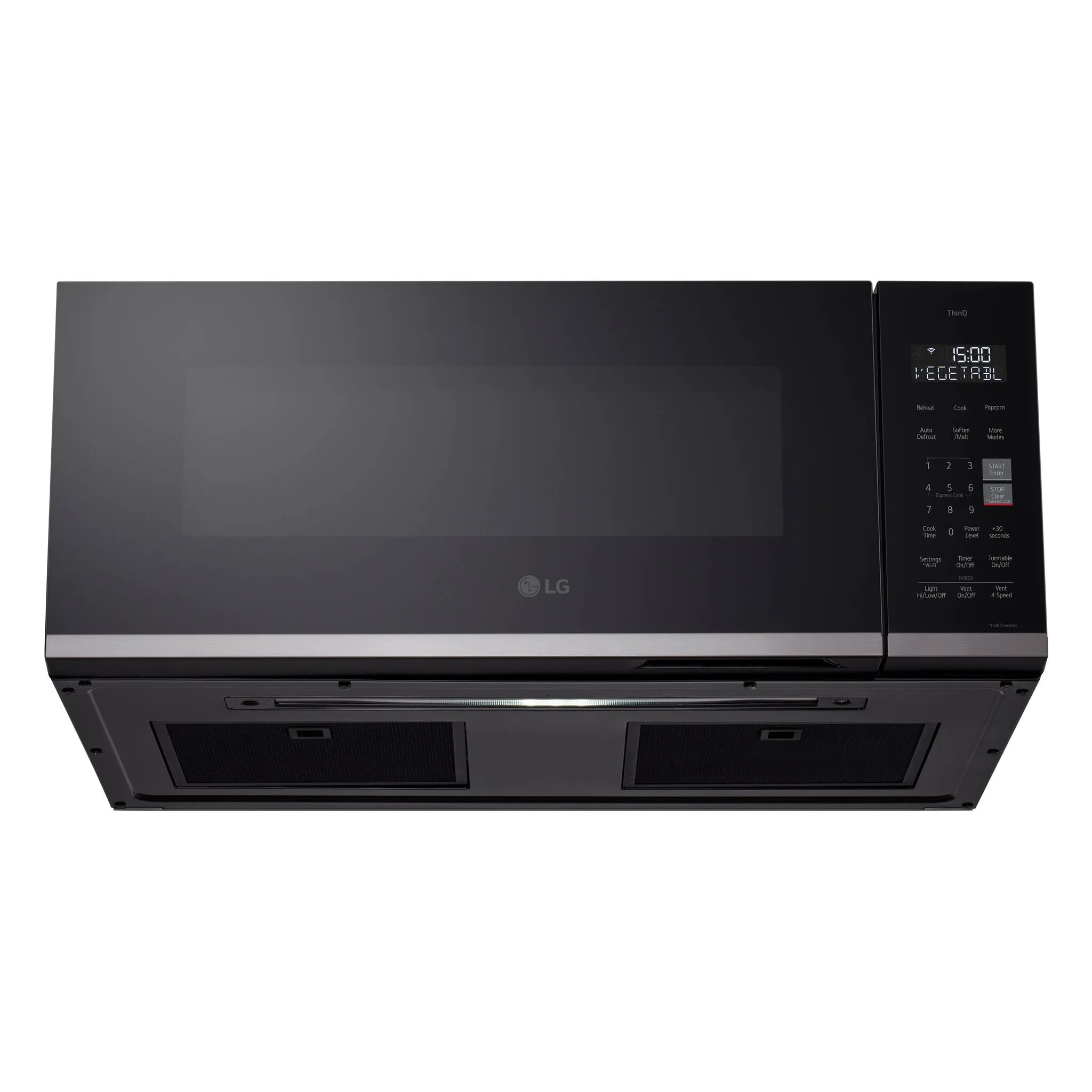 LG Smudge Resistant Stainless Steel Slim Over-the-Range Microwave Oven with EasyClean® (1.3 cu. ft.) - MVEF1323F