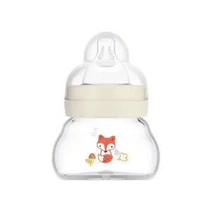 MAM Feel Good Forest, Glass Baby Bottle 90ml Assorted