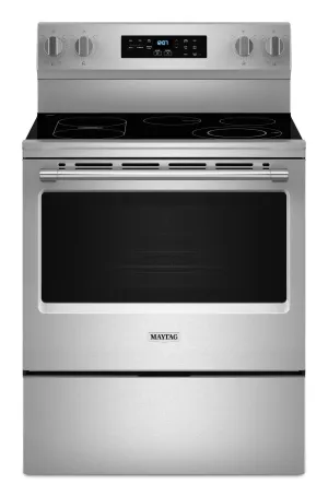 Maytag Fingerprint Resistant Stainless Steel Freestanding Electric Convection Range (5.3 Cu.Ft.) - YMFES6030RZ