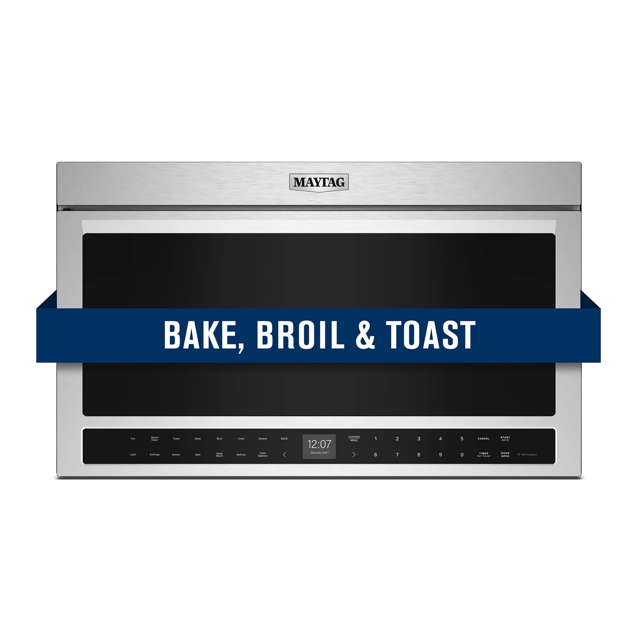 Maytag Fingerprint Resistant Stainless Steel Over-the-Range Microwave (1.1 Cu Ft) - YMMMF8030PZ