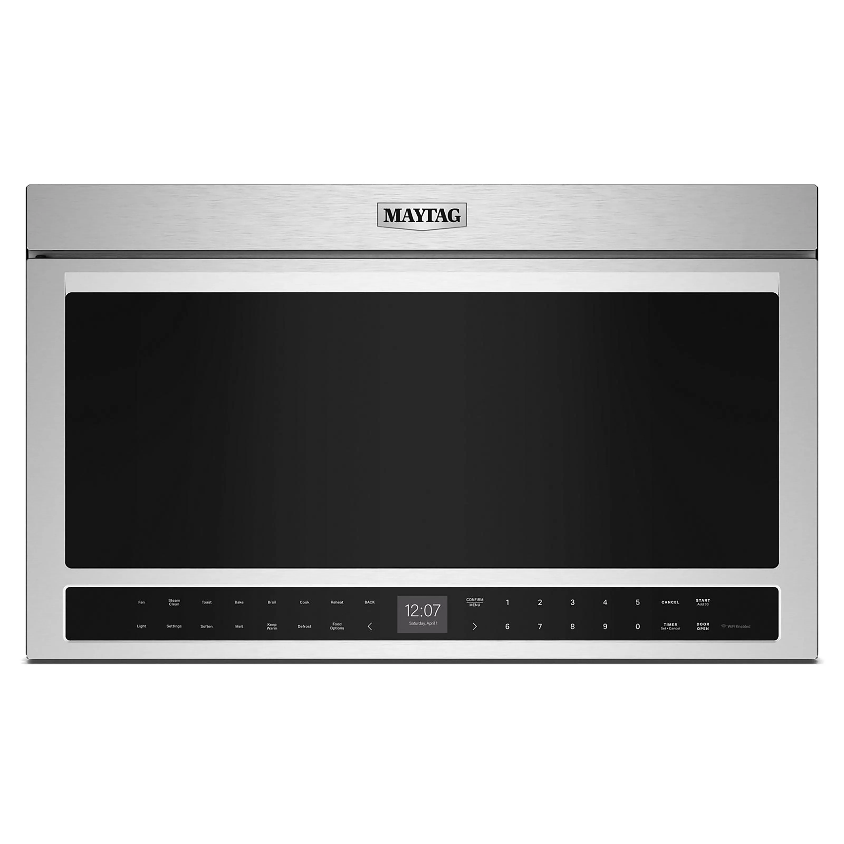 Maytag Fingerprint Resistant Stainless Steel Over-the-Range Microwave (1.1 Cu Ft) - YMMMF8030PZ