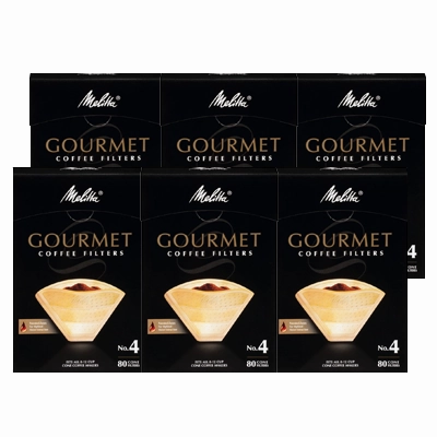 Melitta No. 4 Gourmet Filter Paper fits all 8-12 Cup Cone Coffeemakers that take #4 filters