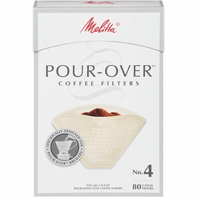 Melitta No. 4 Pour-Over Coffee Filters