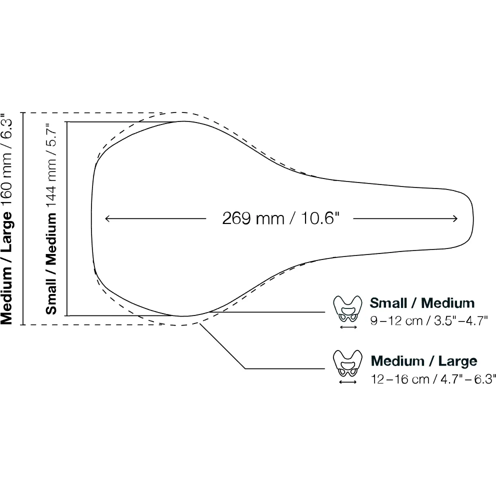 Men's SM Comp Saddle - Steel, Stealth - M/L
