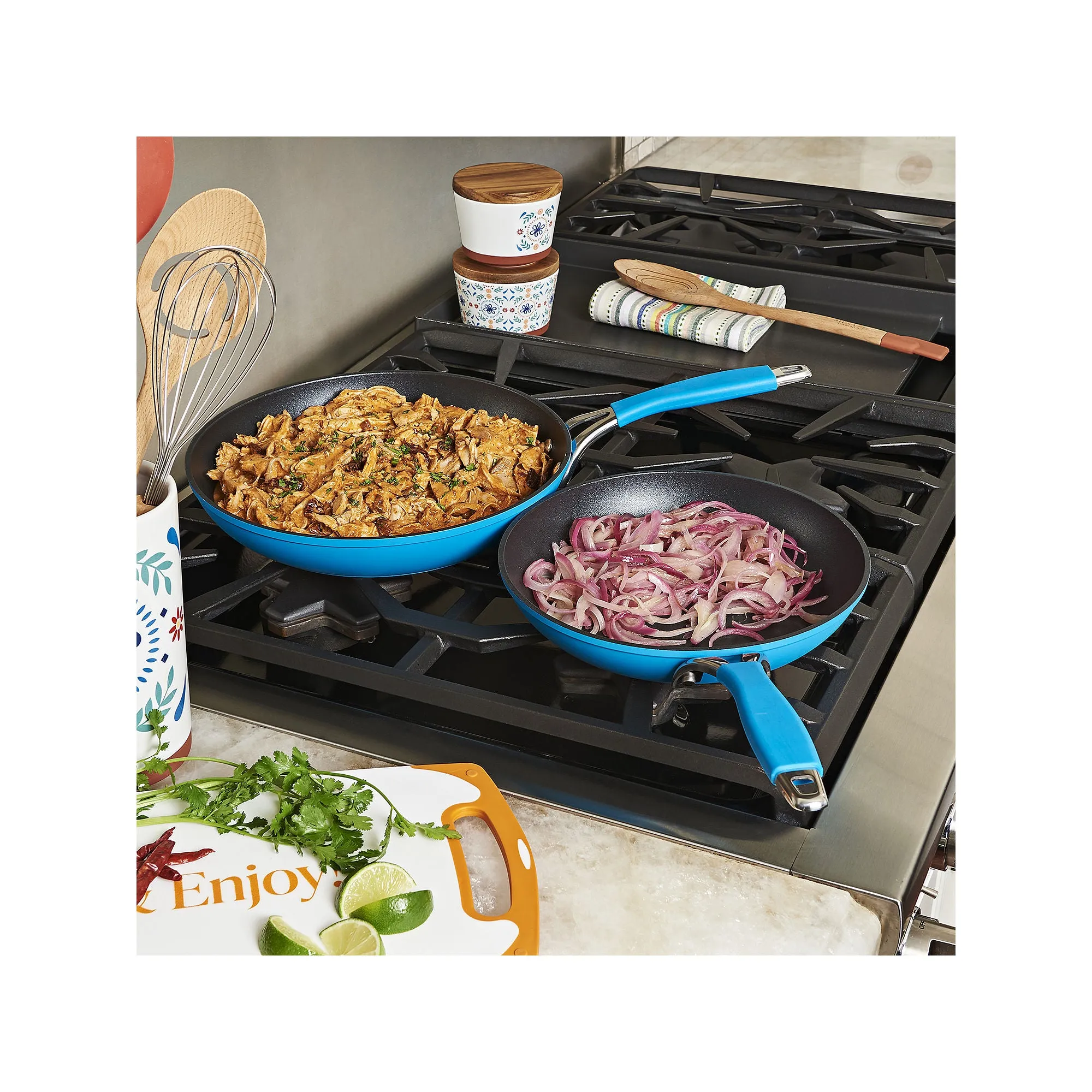 Mesa Mia 2-Pc. Non-Stick Frypan Set - CIELO ONE SIZE
