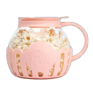 Microwave Popcorn Popper, Dishwasher Safe, 3.3-Quart - Pink