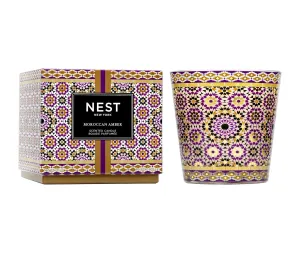 Moroccan Amber Decorative 3-Wick Candle