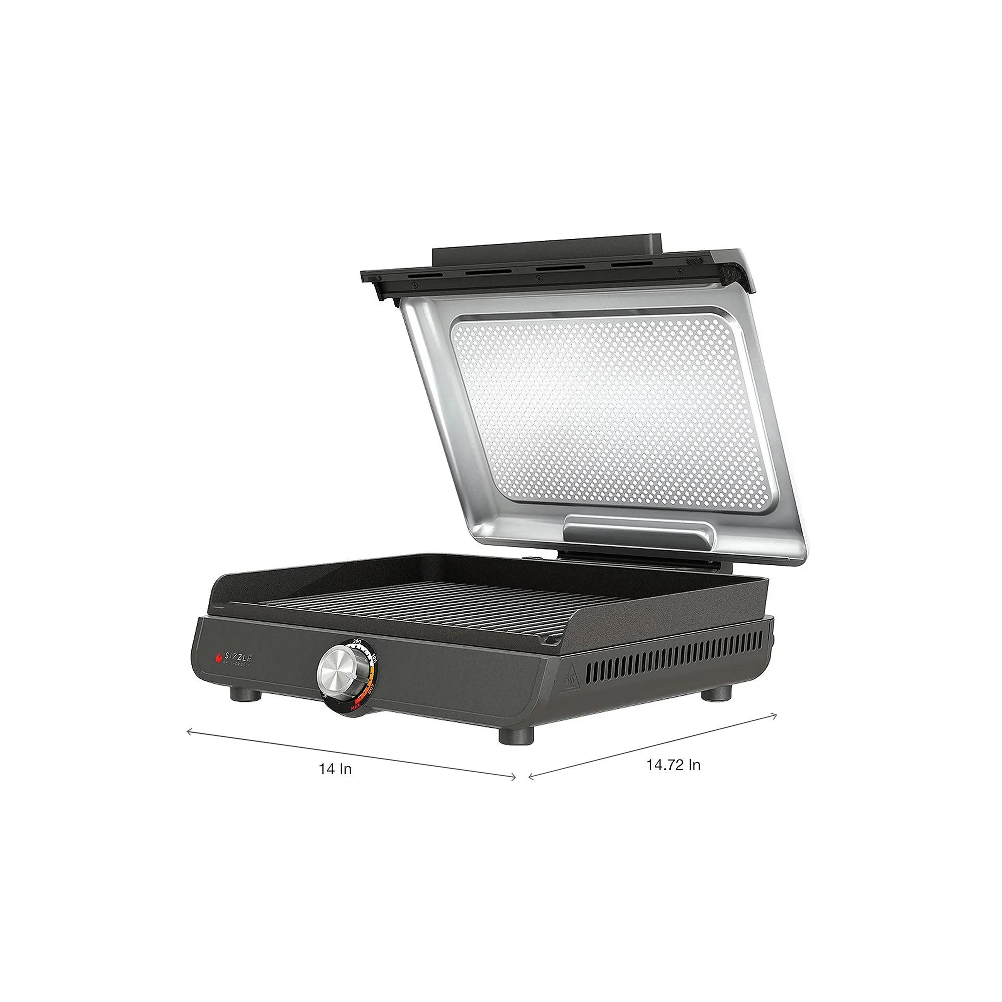 Ninja Sizzle Electric Indoor Grill   Griddle GR101 - GRAY ONE SIZE
