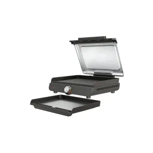 Ninja Sizzle Electric Indoor Grill   Griddle GR101 - GRAY ONE SIZE