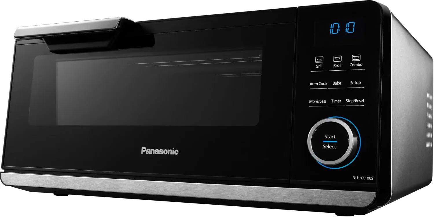 Panasonic Black-on-Stainless Steel Countertop Induction Oven (0.5 Cu. Ft.) - NUHX100S