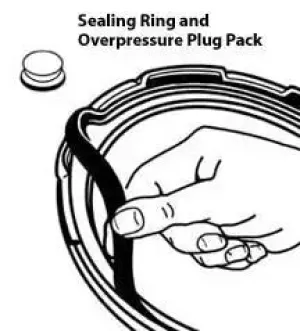 Presto Sealing Ring/Overpressure Plug Pack Everything you need (4 & 6 Quart) 99036
