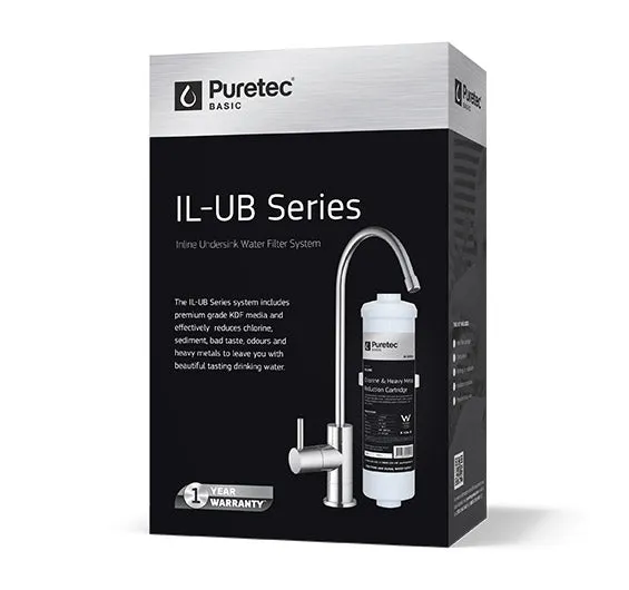 Puretec IL-UB Inline Undersink Water Filter System