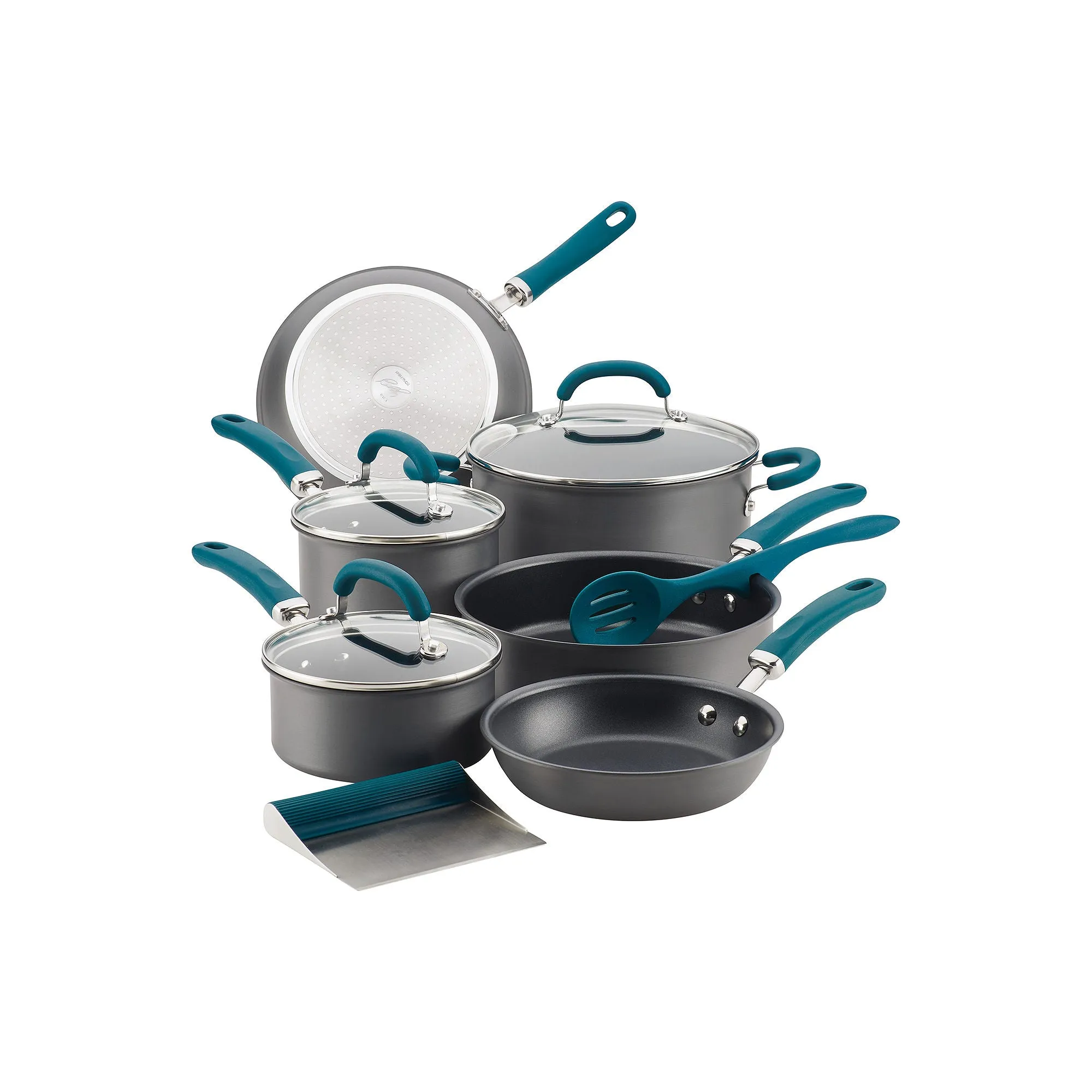Rachael Ray Create Delicious 11-Pc. Cookware Set Gray
