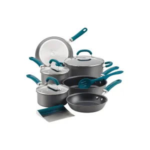 Rachael Ray Create Delicious 11-Pc. Cookware Set Gray
