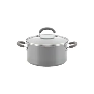 Rachael Ray Create Delicious Nonstick Aluminum 6-Qt. Stockpot - GRAY SHIMMER ONE SIZE