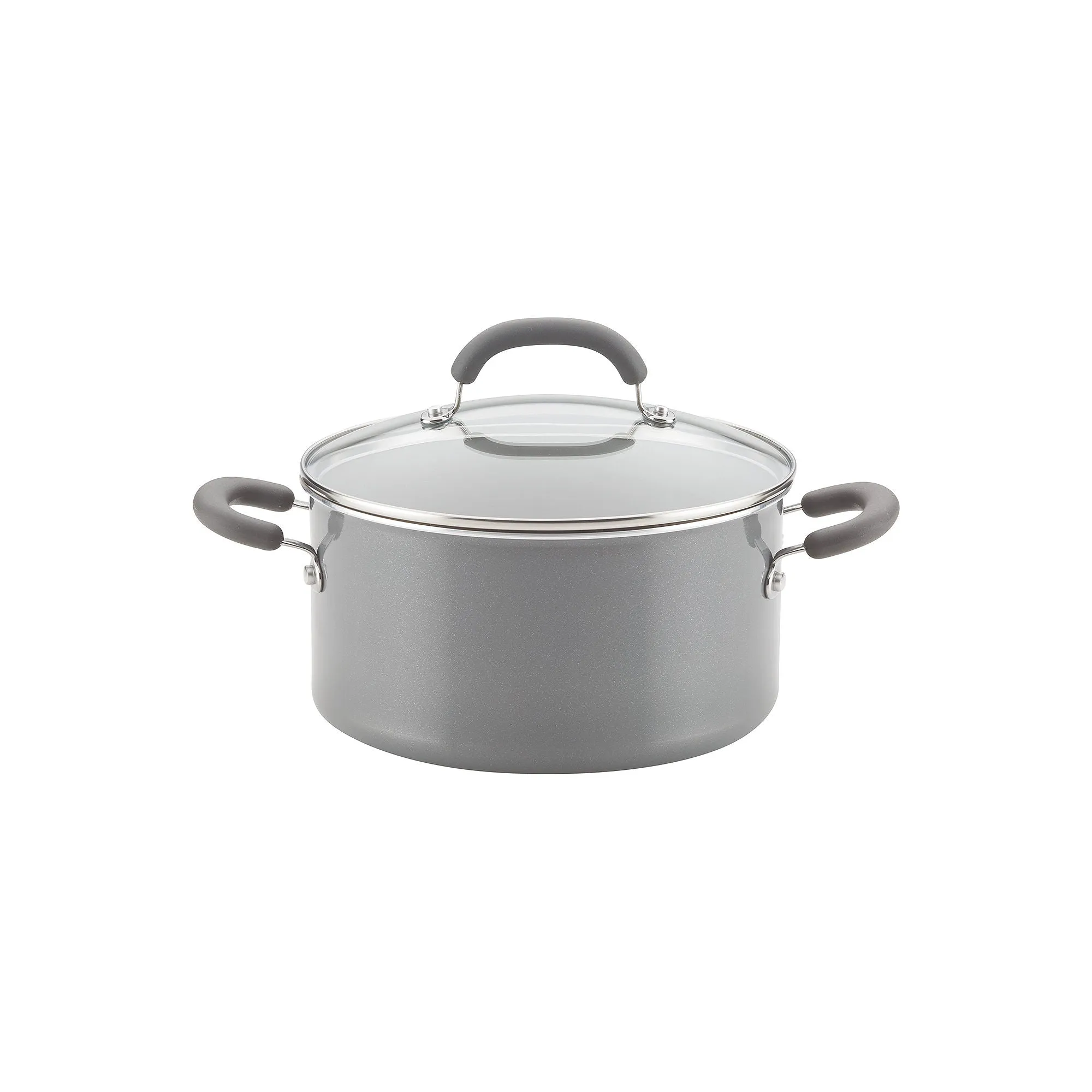 Rachael Ray Create Delicious Nonstick Aluminum 6-Qt. Stockpot - GRAY SHIMMER ONE SIZE