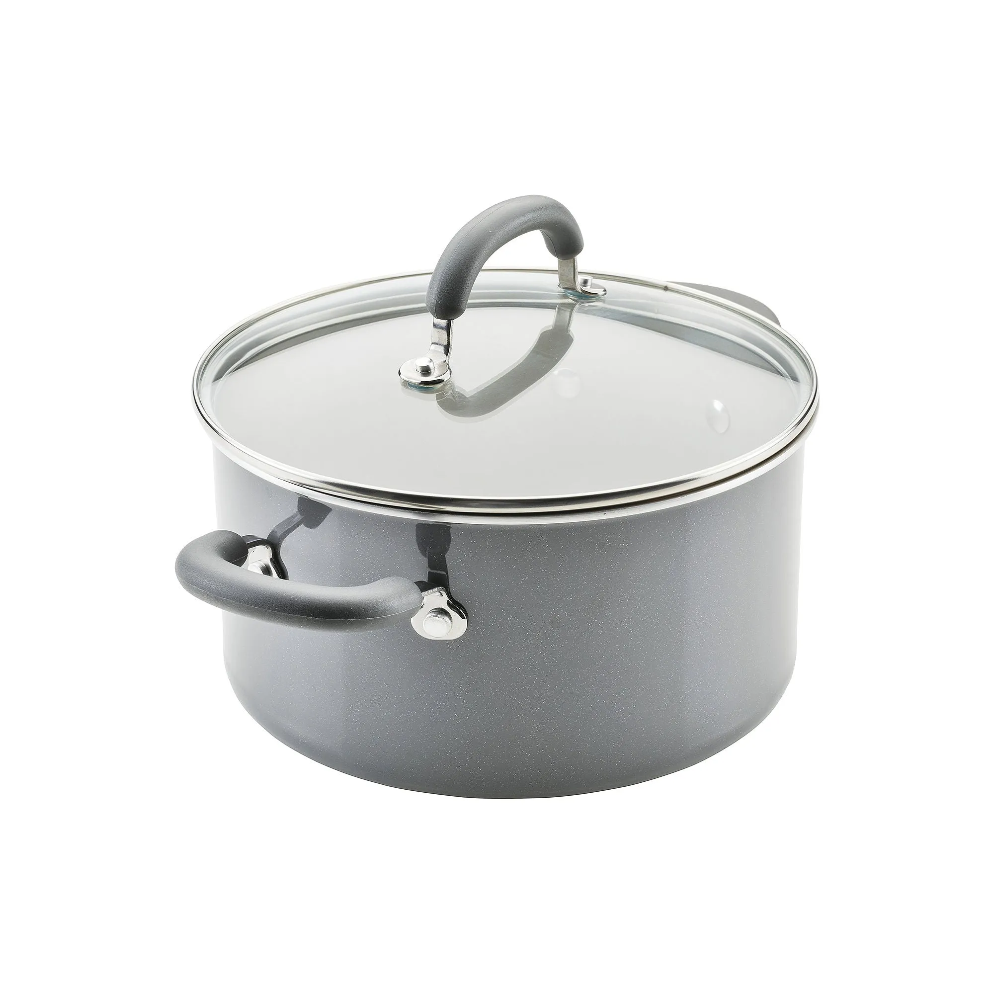 Rachael Ray Create Delicious Nonstick Aluminum 6-Qt. Stockpot - GRAY SHIMMER ONE SIZE