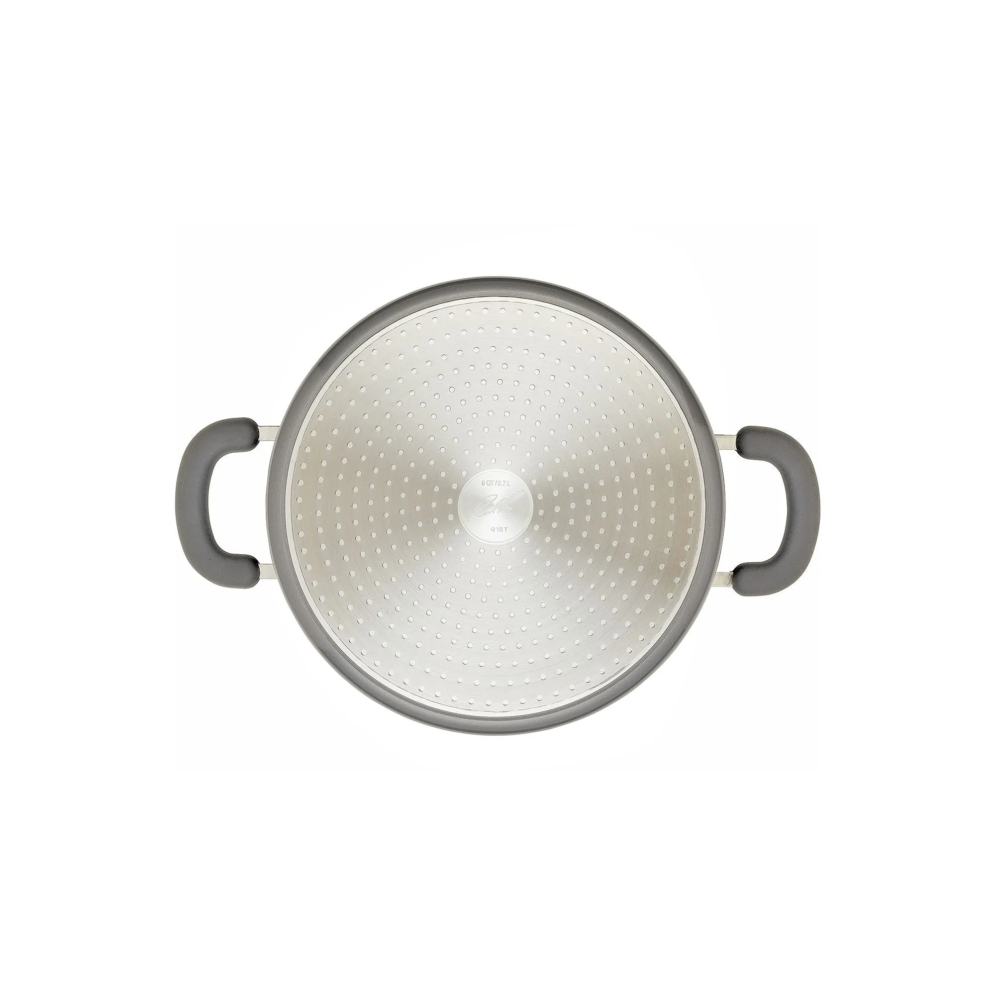 Rachael Ray Create Delicious Nonstick Aluminum 6-Qt. Stockpot - GRAY SHIMMER ONE SIZE