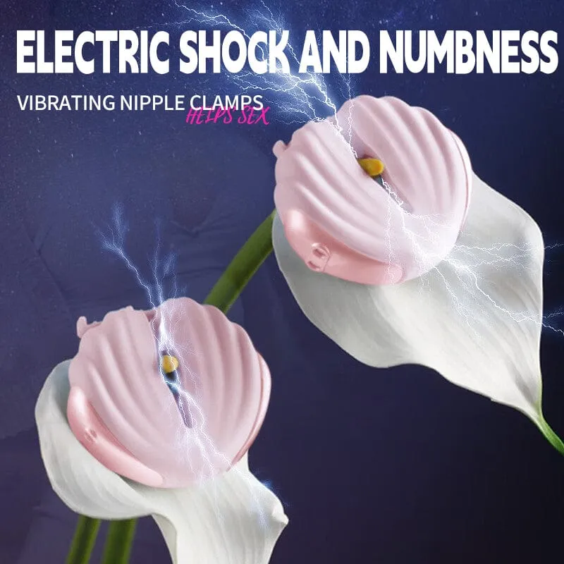 Roomfun Shell SM Electric Shock Nipple Clamp Vibration Massager Remote Control