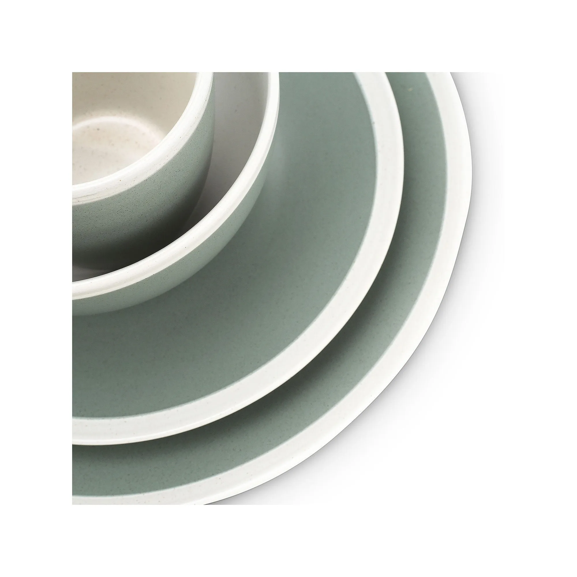 Stone   Lain Serenity 16 Piece Dinnerware Set - GREEN ONE SIZE