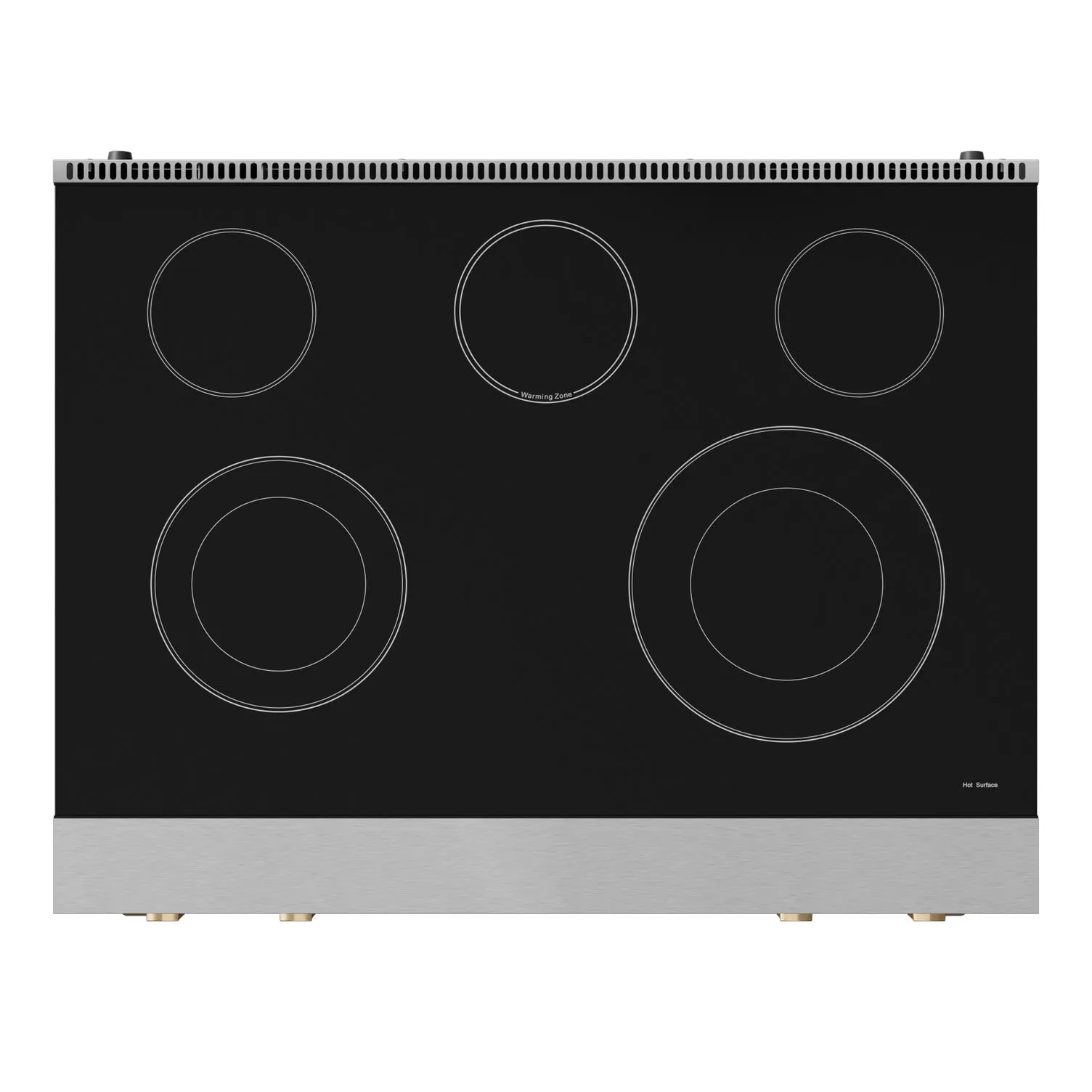 Thor Kitchen Black Stainless Steel Freestanding Professional Electric Range |Gordon Ramsay Series (6 cu.ft) - RSE36B-SS