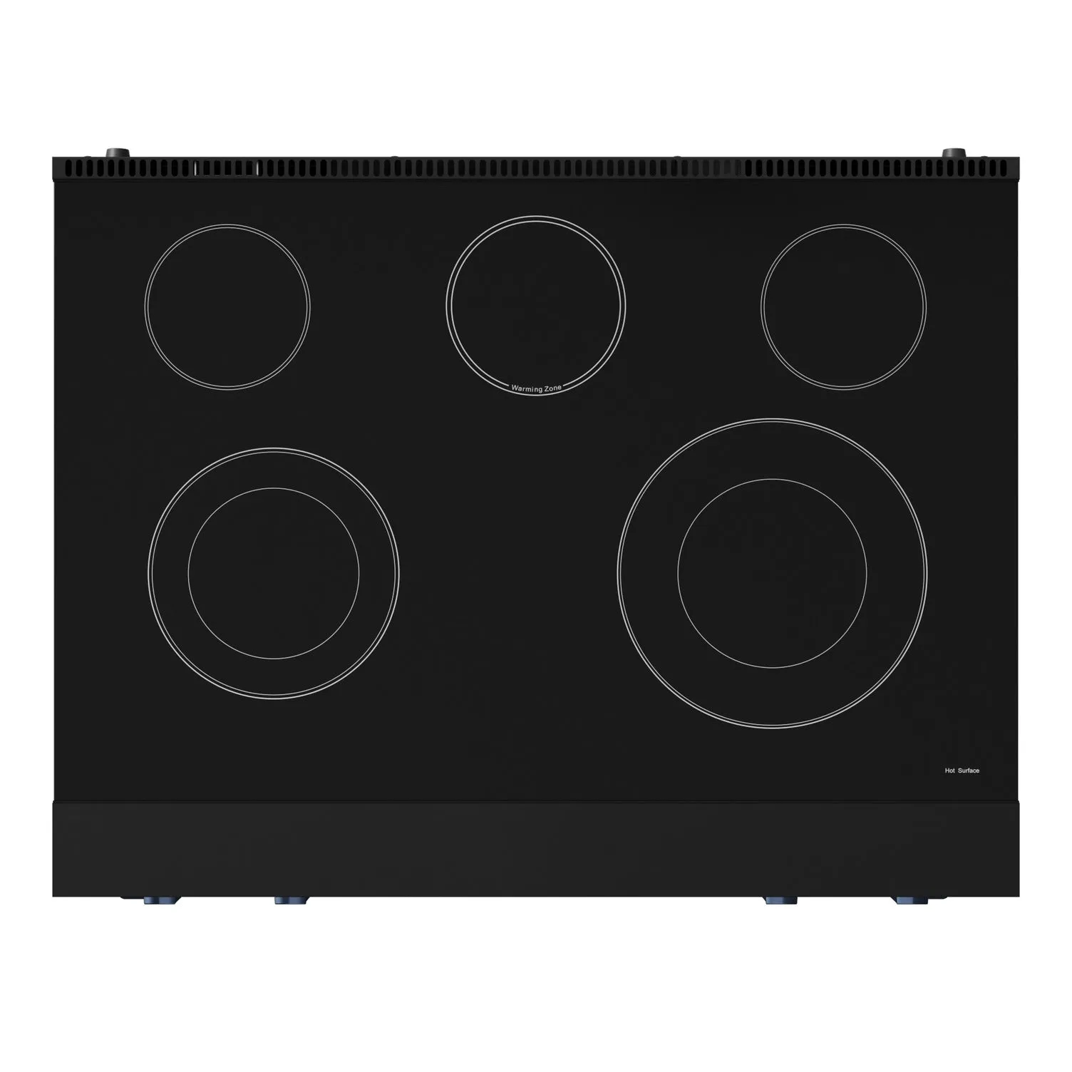 Thor Kitchen Black Stainless Steel Freestanding Professional Electric Range|Gordon Ramsay Series (6 cu.ft) - RSE36B-BLU