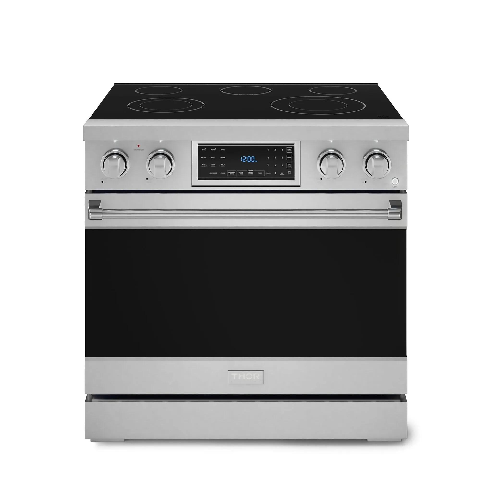 Thor Kitchen Stainless Steel Freestanding Professional Electric Range|Gordon Ramsay Series (6 cu.ft) - RSE36