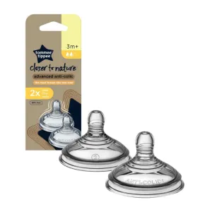 Tommee Tippee Advanced Anti-Colic Teat Medium Flow 3  months Pack of 2
