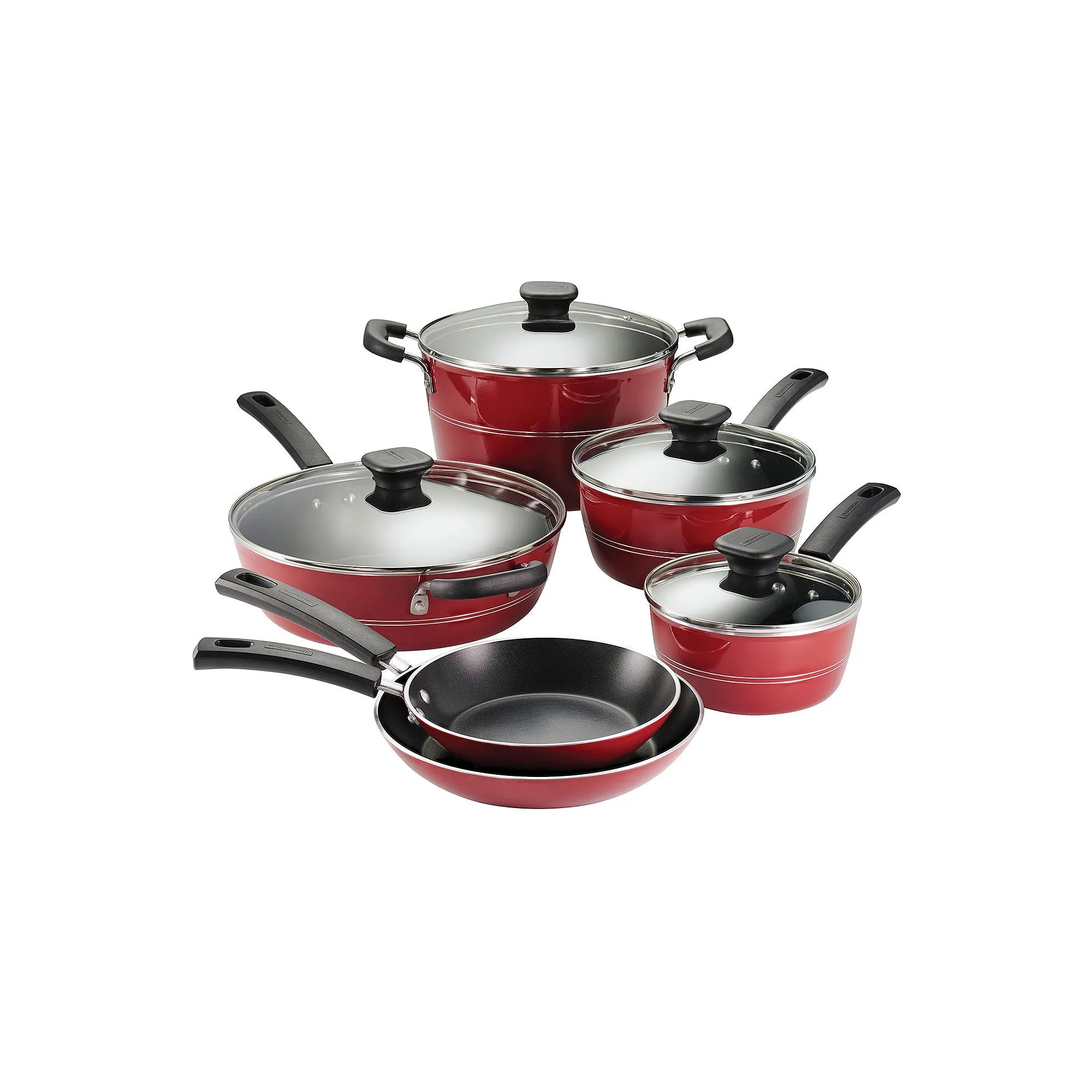 Tramontina 10-Pc. Cookware Set - RASPBERRY ONE SIZE
