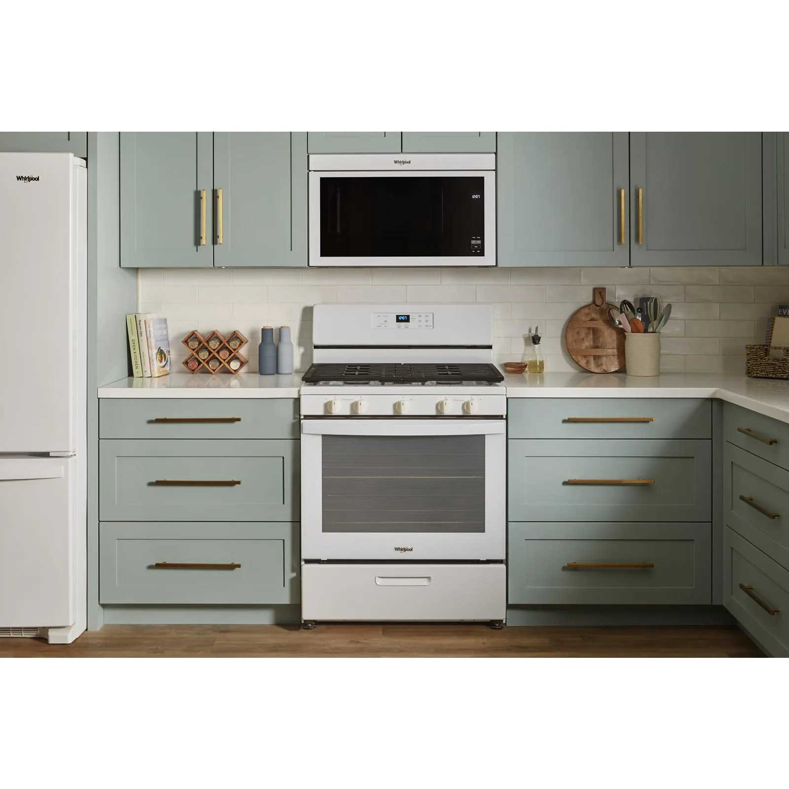 Whirlpool White Over-the-Range Microwave (1.10 Cu Ft) - YWMMF5930PW